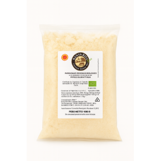 Parmigiano Reggiano Biologico Grattuggiato 13/18 mesi KG 1x12