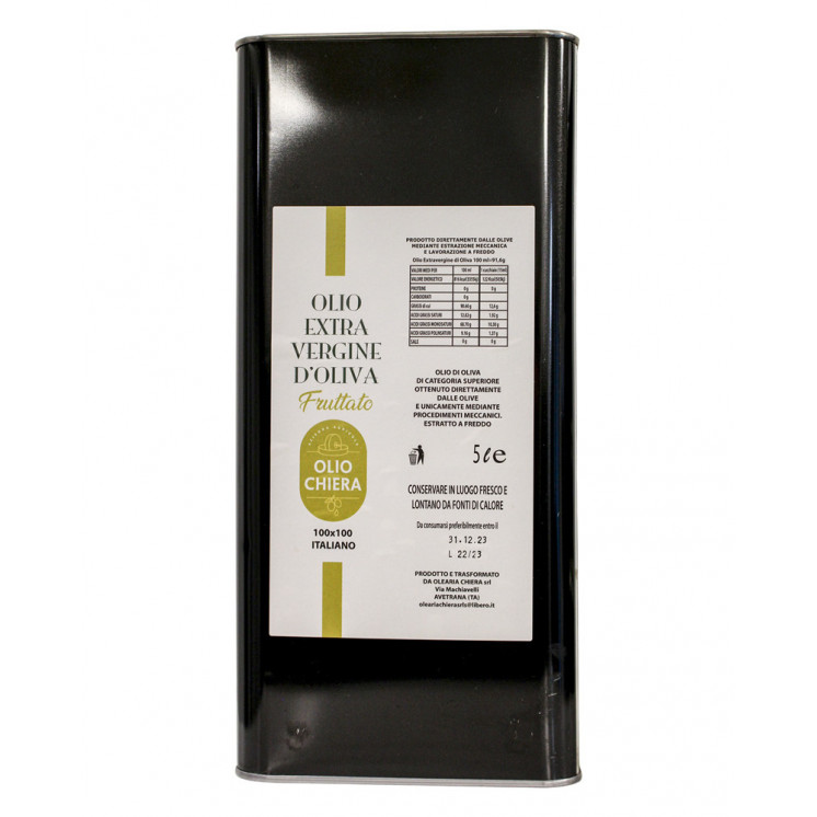 Olio EVO Fruttato Chiera 5LT