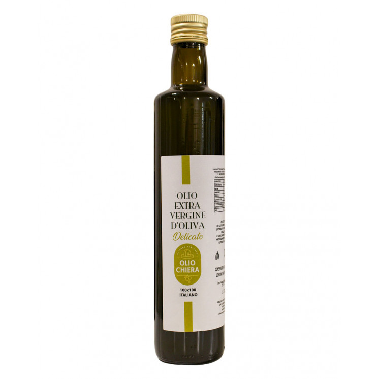 OLIO EVO DELICATO IN BOTTIGLIE DA 250 ML