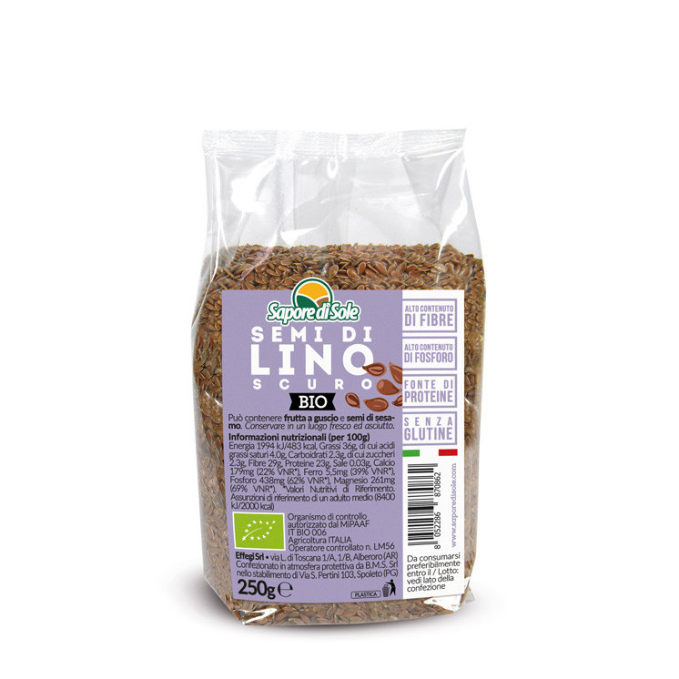Semi di Lino Scuro 250g x 6pz