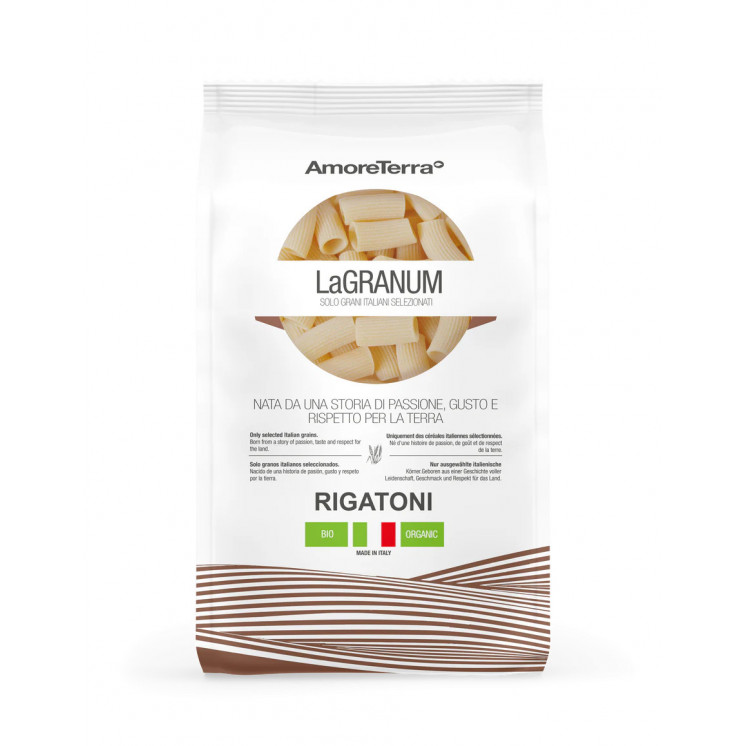 Pasta Grano Duro Rigatoni la Granum Bio 500gr