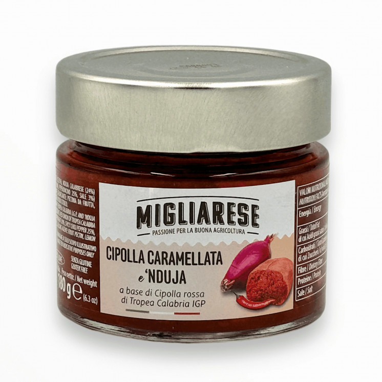 Cipolla caramellata e Nduja g 180 x6