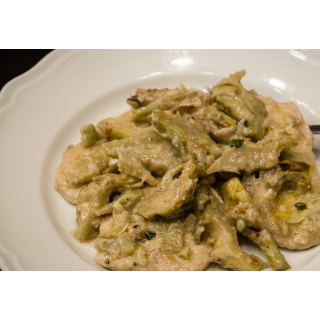 SCALOPPINE DI POLLO AI CARCIOFI