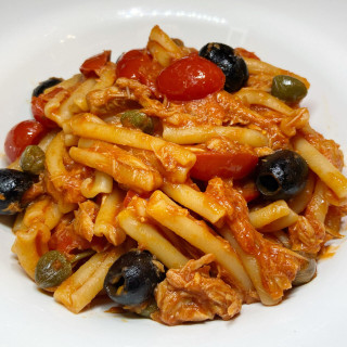 CASERECCE POMODORO, TONNO E OLIVE 250GR