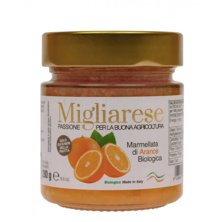 Marmellata di Arance biologica g 280 x6