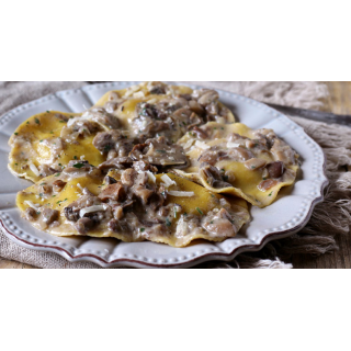 RAVIOLI DI CARNE AI FUNGHI 250GR