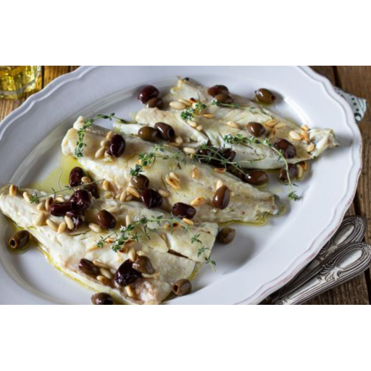 Filetto di spigola con salsa ligure 180gr