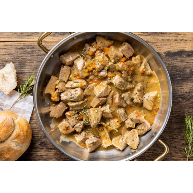 SPEZZATINO DI MANZO IN CREMA DI PARMIGIANO