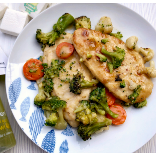 Scaloppine di Pollo con Verdure 250gr x 6 pezzi