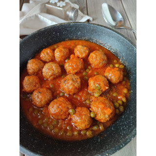 Polpette al Sugo con Piselli 300gr x 6 pezzi