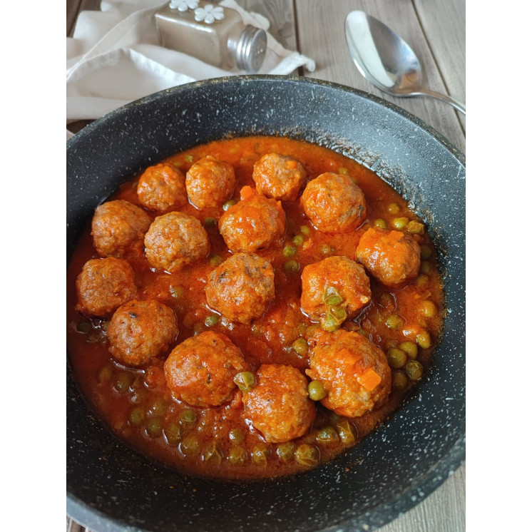 Polpette al Sugo con Piselli 300gr x 6 pezzi