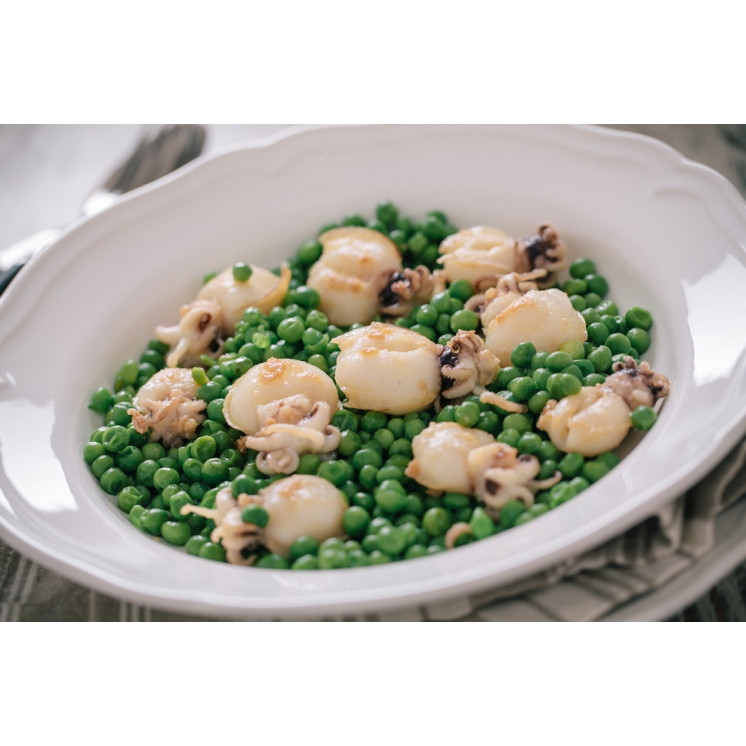 Seppie con Piselli 250gr x 6 pezzi