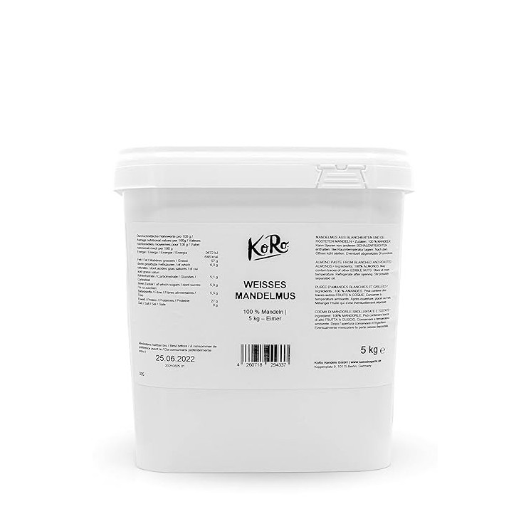 Crema Di Mandorle Scura Barattolo KG 5