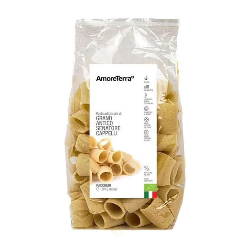Pasta Senatore Cappelli Paccheri Lisci Bio GR 500x12