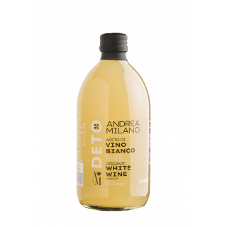 ACETO DI VINO BIANCO BIOLOGICO MARCHIO ANDREA MILANO DESTINAZIONE EUROPA BOTTIGLIA 500ml x 12PZ